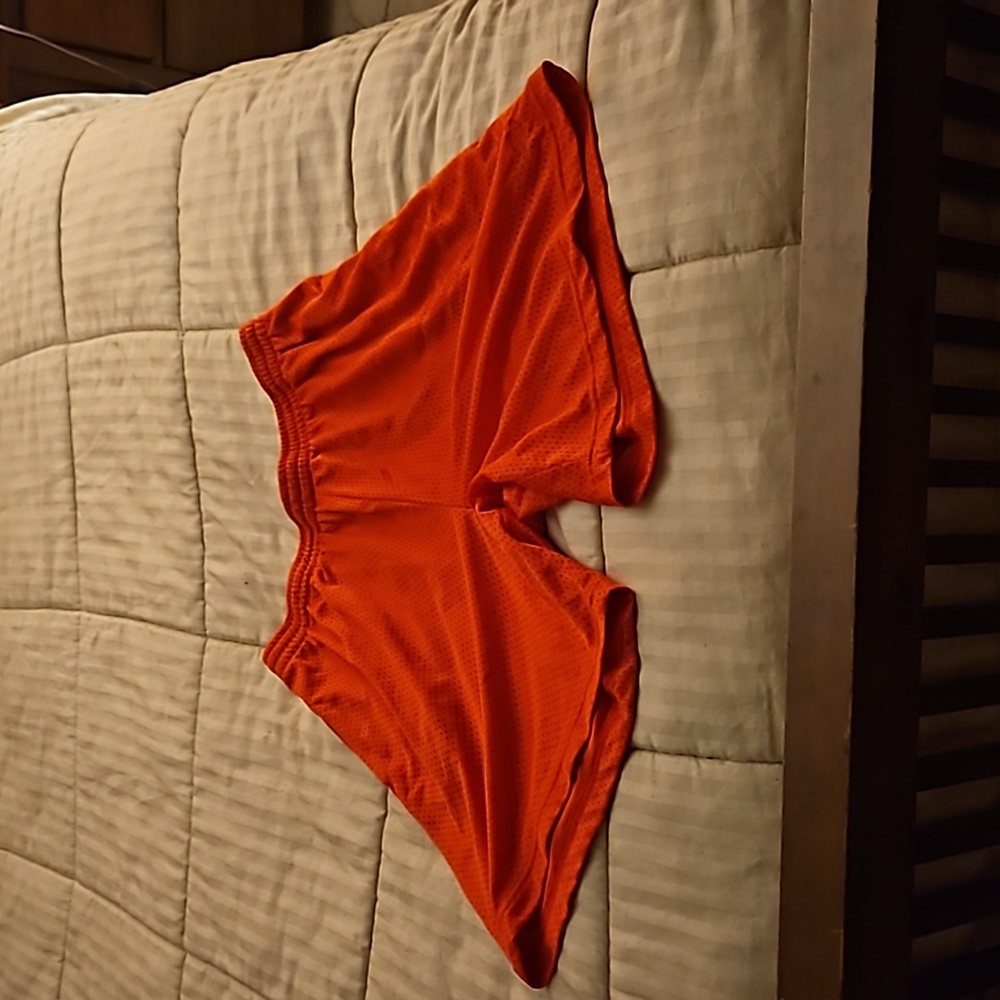 Large Orange Starter Shorts